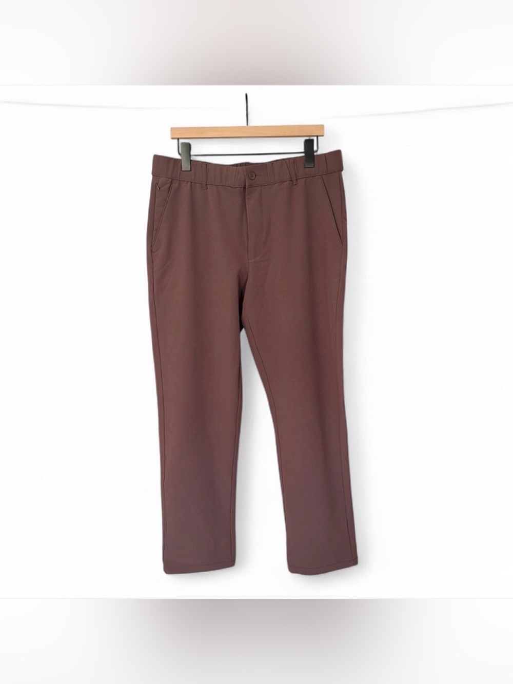 Goodfellow & Co Men’s Brown Relaxed Travel Trousers Medium